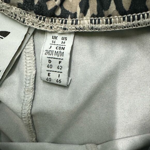 Adidas Womens Medium M “Leoflage” Tights Leggings Camo Animal Leopard Print - Picture 8 of 8